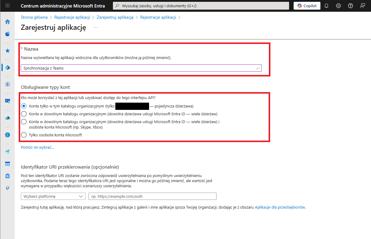 Synchronizacja z kalendarzem w Teams